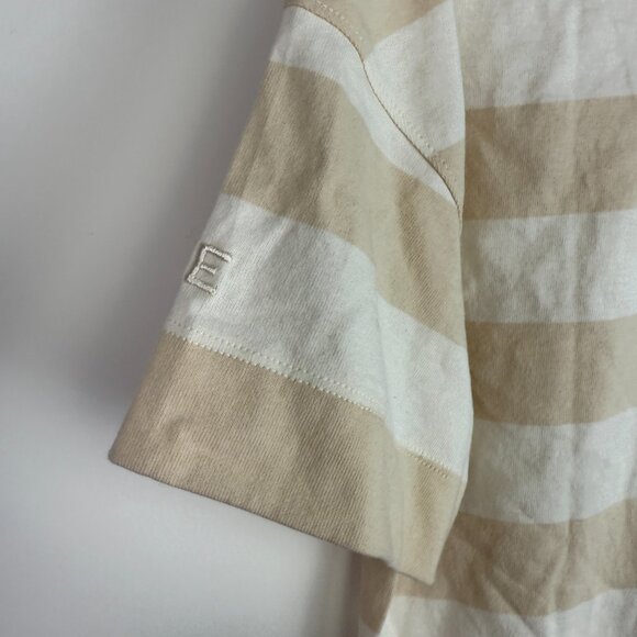 Everlane The Organic Cotton Short Sleeve Polo Mini Dress Beige White XS - Picture 4 of 7